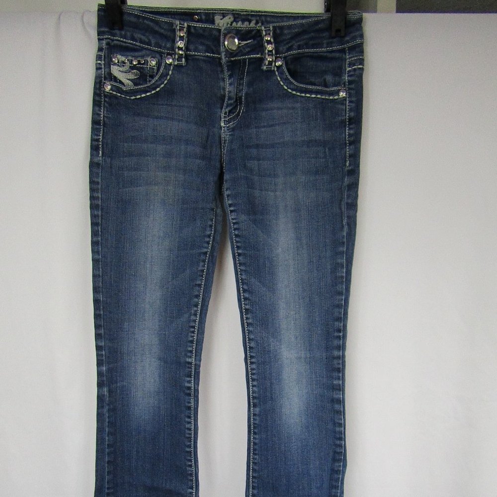 Miss Chic Jeans | Size 3 | Flared Leg | Women's | Blue Jeans